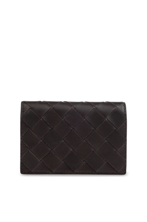 Preto Leather Folding Wallet Bottega Veneta - Vitkac Brazil